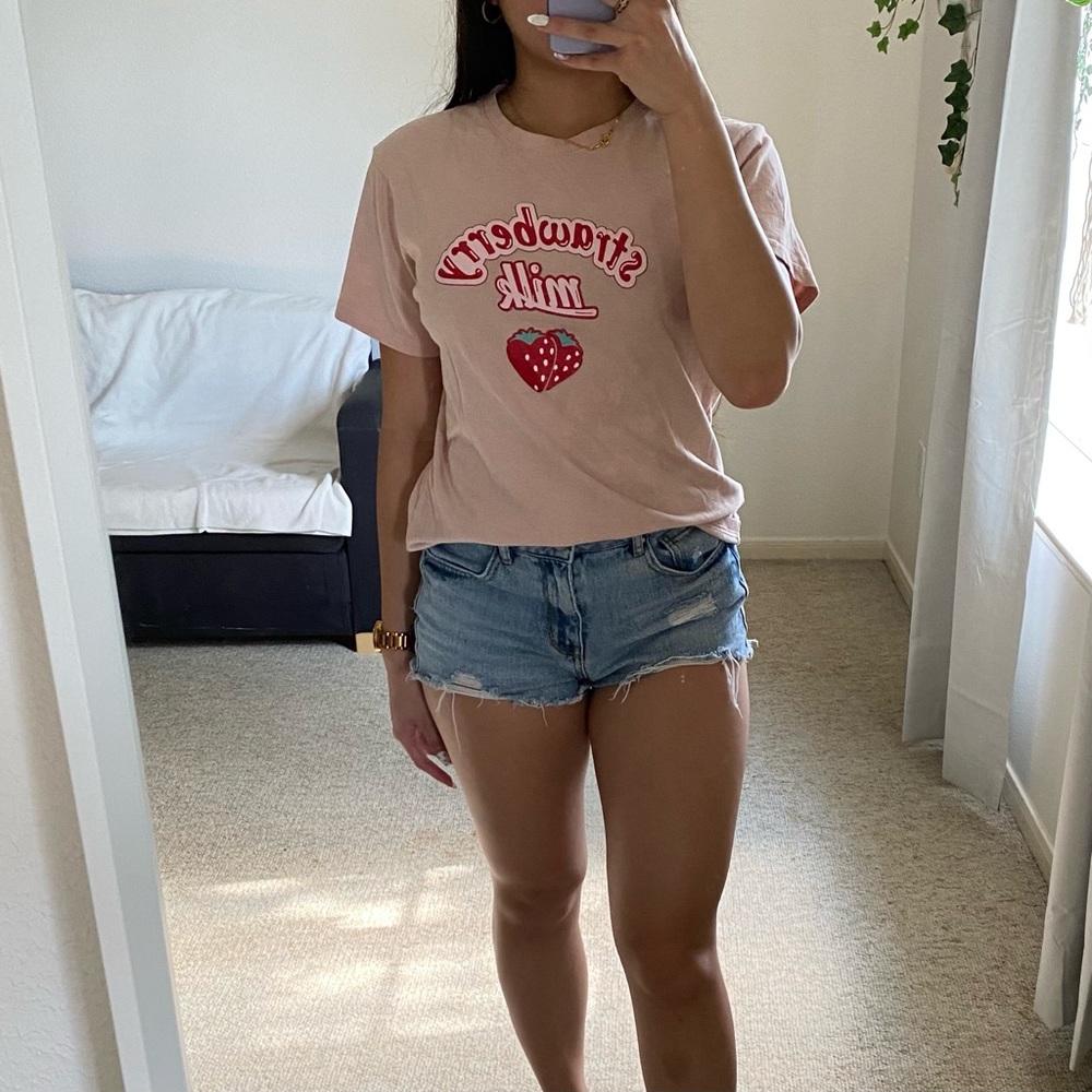 Strawberry Milk Graphic Tee